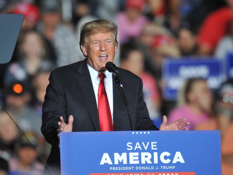 Donald Trump /STEVE POPE /PAP/EPA