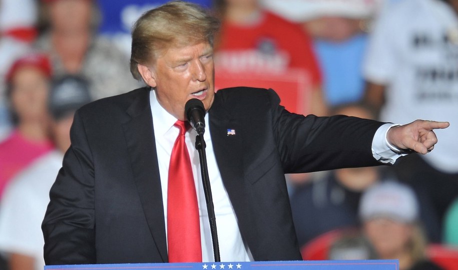 Donald Trump /STEVE POPE /PAP/EPA