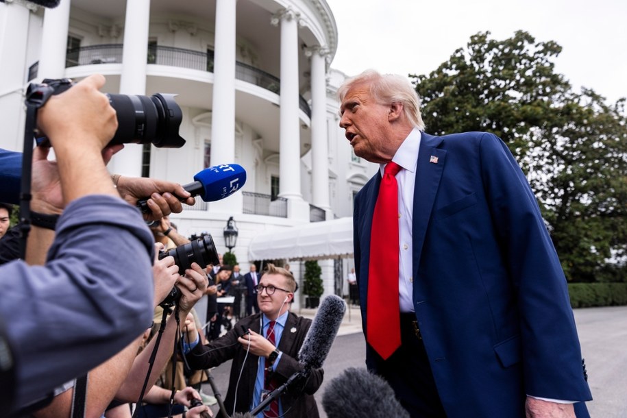 Donald Trump /JIM LO SCALZO / POOL /PAP/EPA