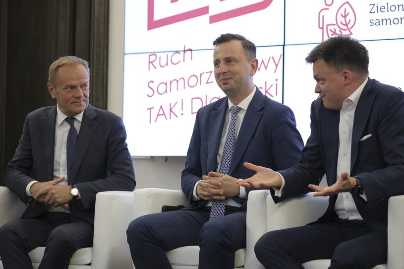 Donald Tusk apeluje, by Władysław Kosiniak-Kamysz i Szymon Hołownia zgodzili się na start z jednej, wspólnej listy opozycji /Jacek Szydłowski /Agencja FORUM
