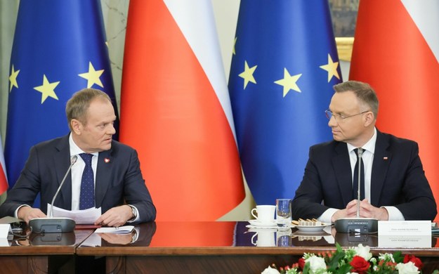 Donald Tusk i Andrzej Duda /Piotr Molecki /East News