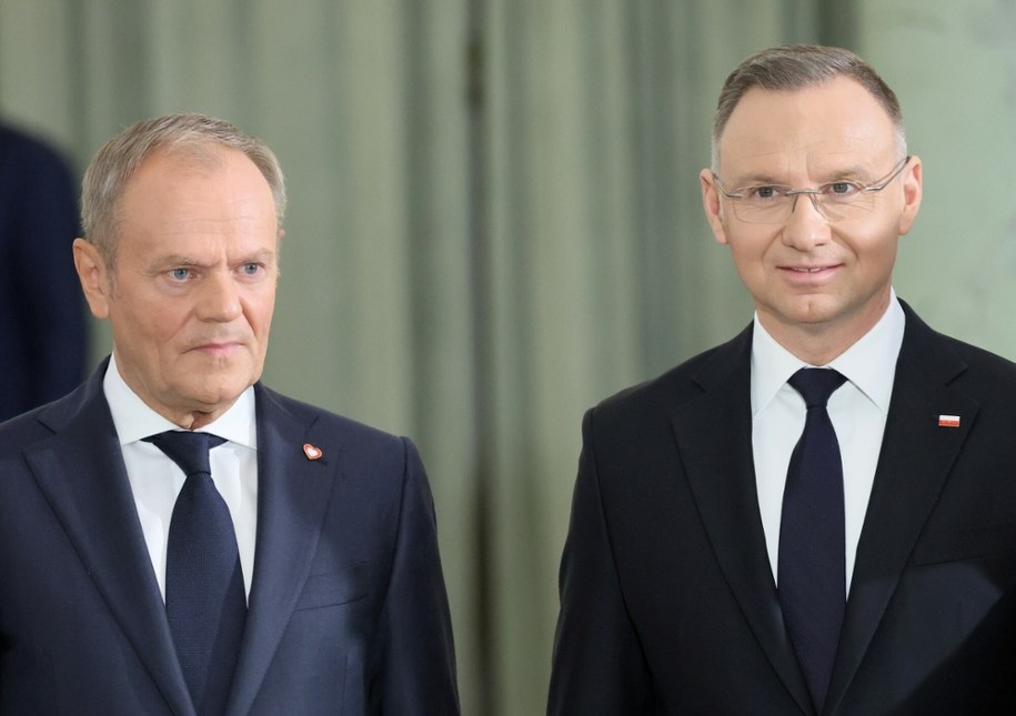 Donald Tusk i Andrzej Duda / WOJCIECH OLKUSNIK  /East News