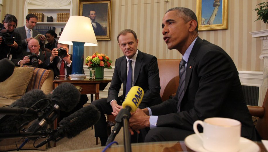 Donald Tusk i Barack Obama /Paweł Żuchowski, RMF FM /RMF FM
