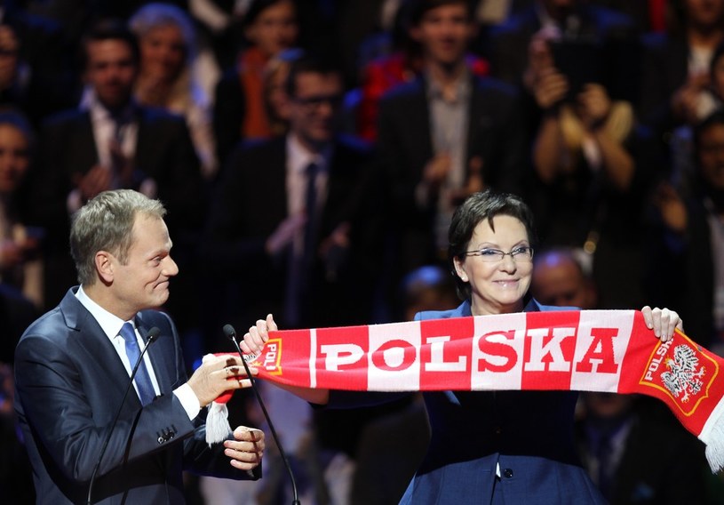 Donald Tusk i Ewa Kopacz /Stanisław Kowalczuk /East News