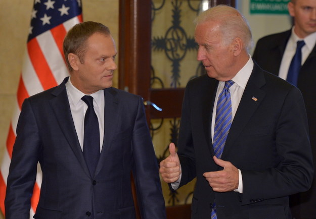 Donald Tusk i Joe Biden /Radek Pietruszka /PAP