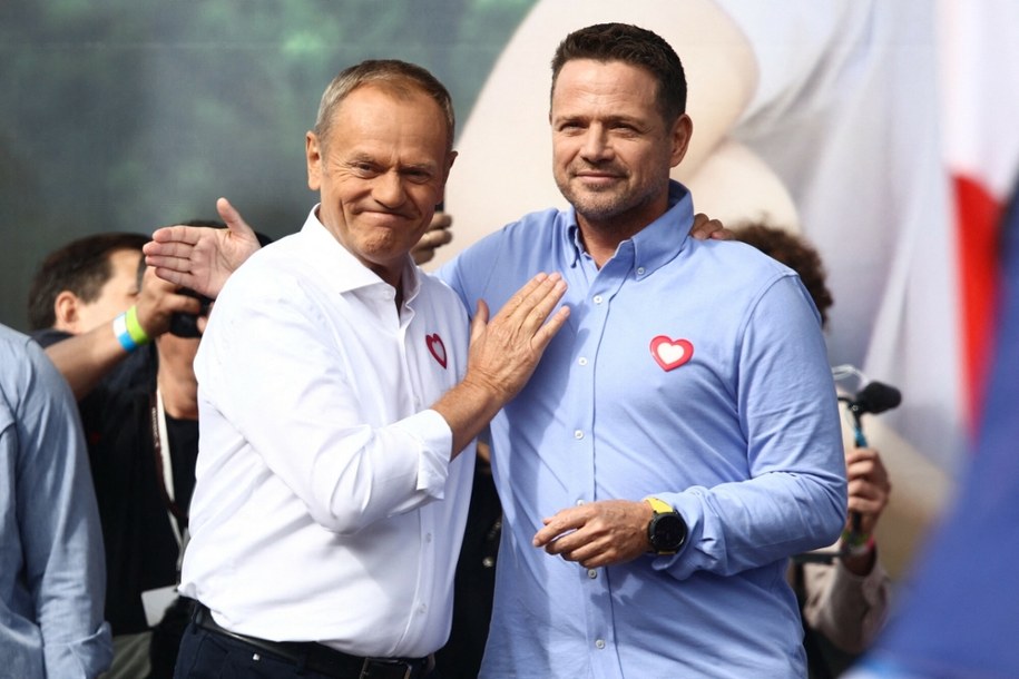 Donald Tusk i Rafał Trzaskowski /AA/ABACA/Abaca/East News /East News