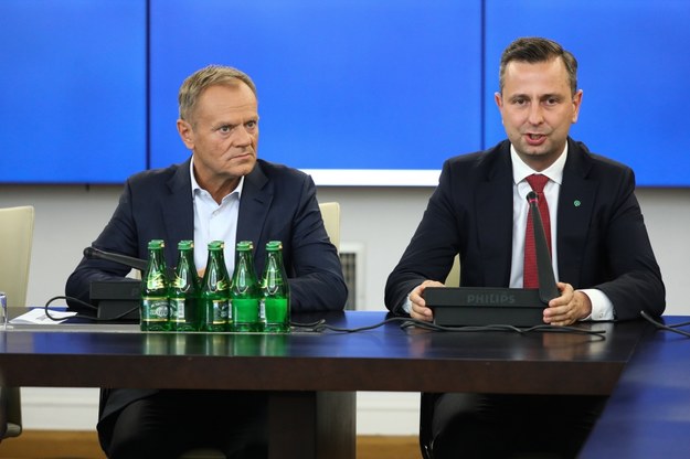 Donald Tusk i Władysław Kosiniak-Kamysz /Tomasz Gzell /PAP
