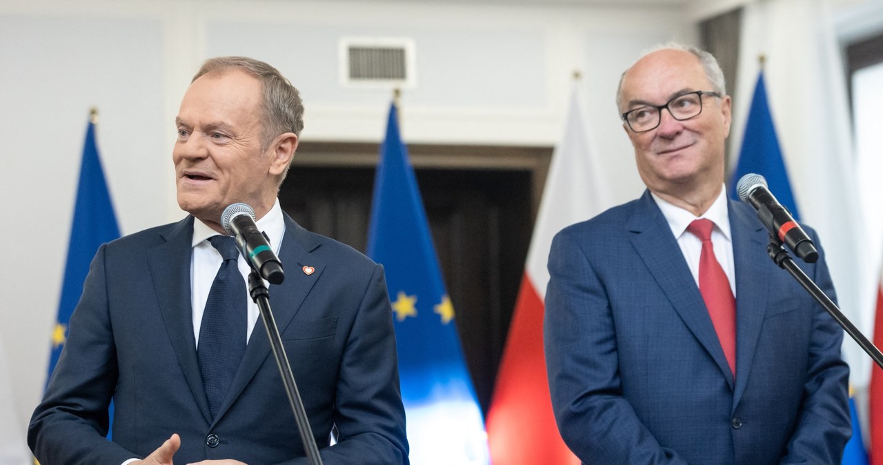 Donald Tusk i Włodzimierz Czarzasty /Foto Olimpik/NurPhoto /AFP