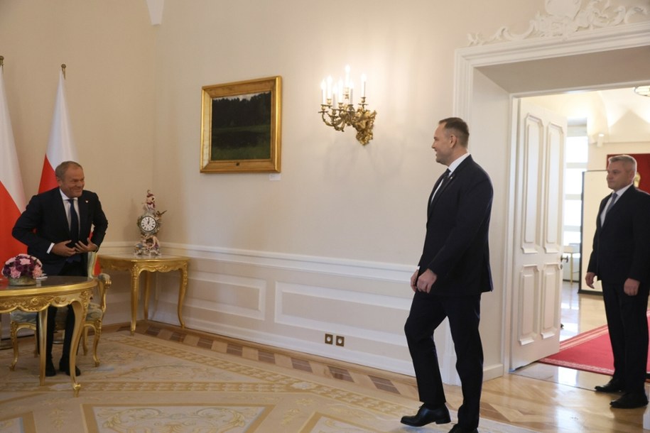 Donald Tusk, Karol Nawrocki /Wojciech Olkusnik /East News