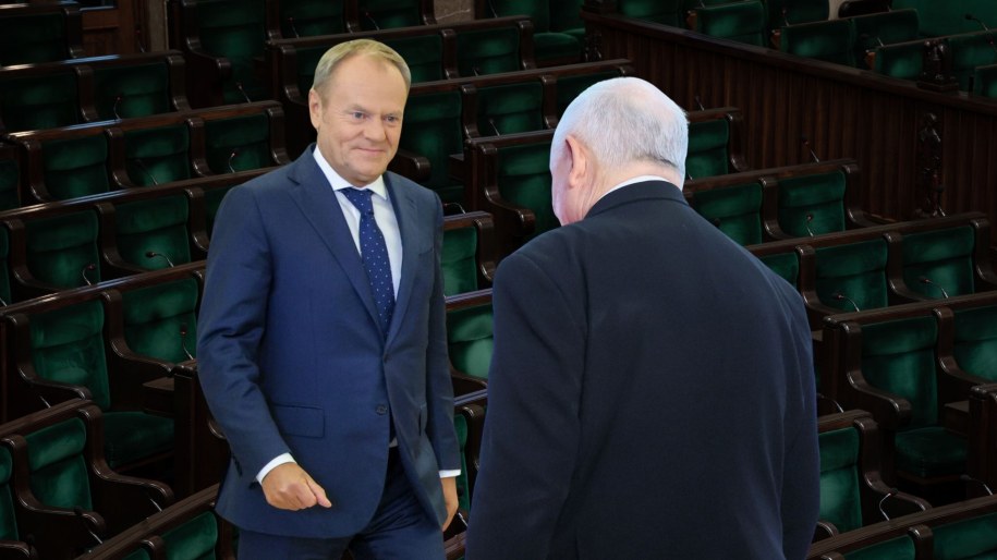 Donald Tusk ma powody do radości, fot. Wojciech Olkuśnik/EastNews /Shutterstock