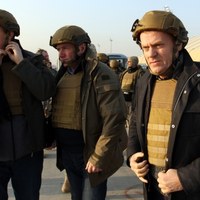 Donald spotyka się z polskimi żołnierzami w Afganistanie