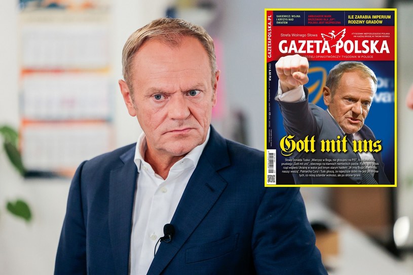 Donald Tusk pozwie "Gazetę Polską" za środowy fotomontaż /Krzysztof Zatycki/ZUMA / SplashNews.com /East News