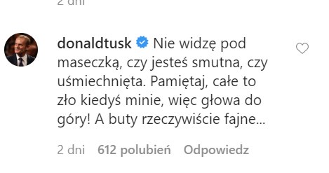 Donald Tusk skomentował najnowsze zdjęcie córki na Instagramie /Instagram/makelifeeasier_pl  /Instagram