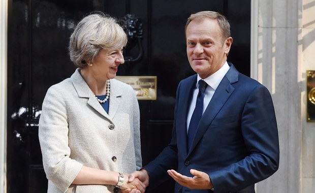 Donald Tusk spotkał się z Theresą May. Rozmawiali o Brexicie