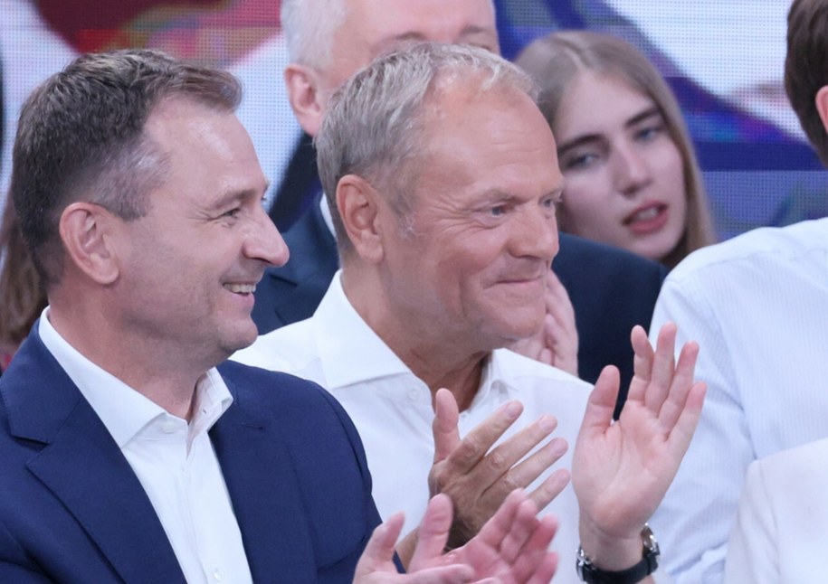 Donald Tusk w dniu wyborów 1 czerwca /Wojciech Olkuśnik /East News
