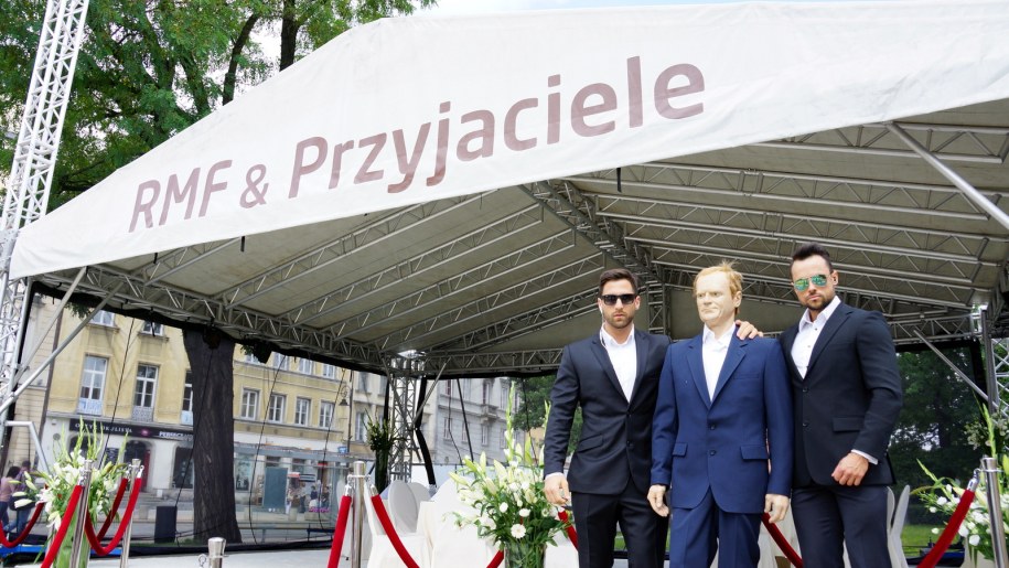 Donald Tusk w restauracji RMF & Przyjaciele /Michał Dukaczewski /RMF FM