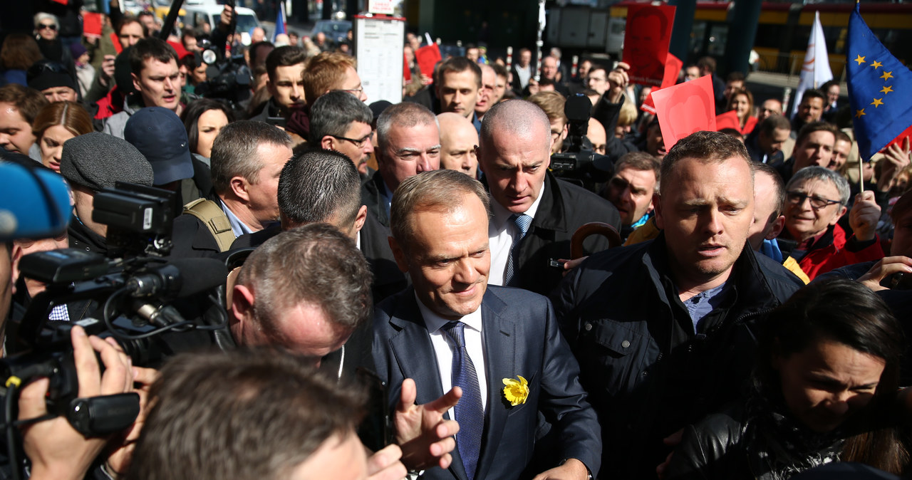 Donald Tusk w Warszawie /Krystian Maj /Agencja FORUM