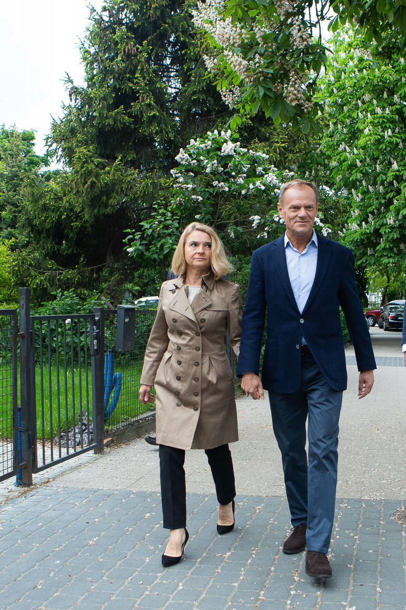 Donald Tusk z żoną Małgorzatą /Anna Rezulak /Reporter