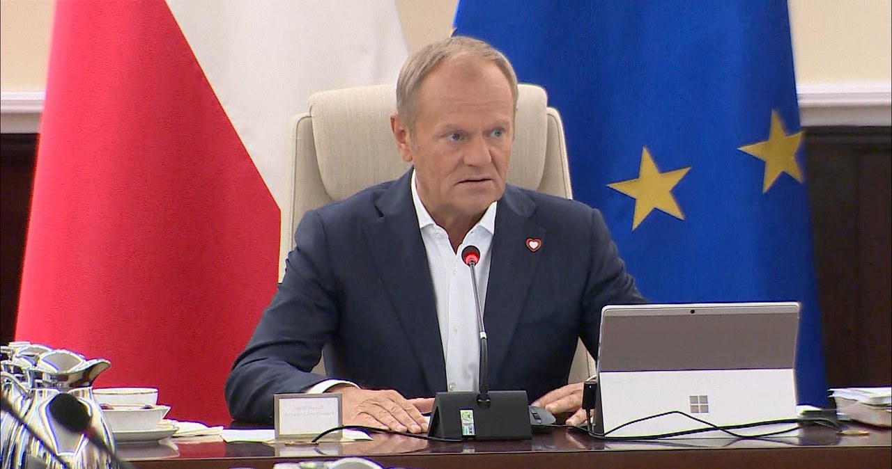 Donald Tusk zabrał głos ws. CPK /Polsat News