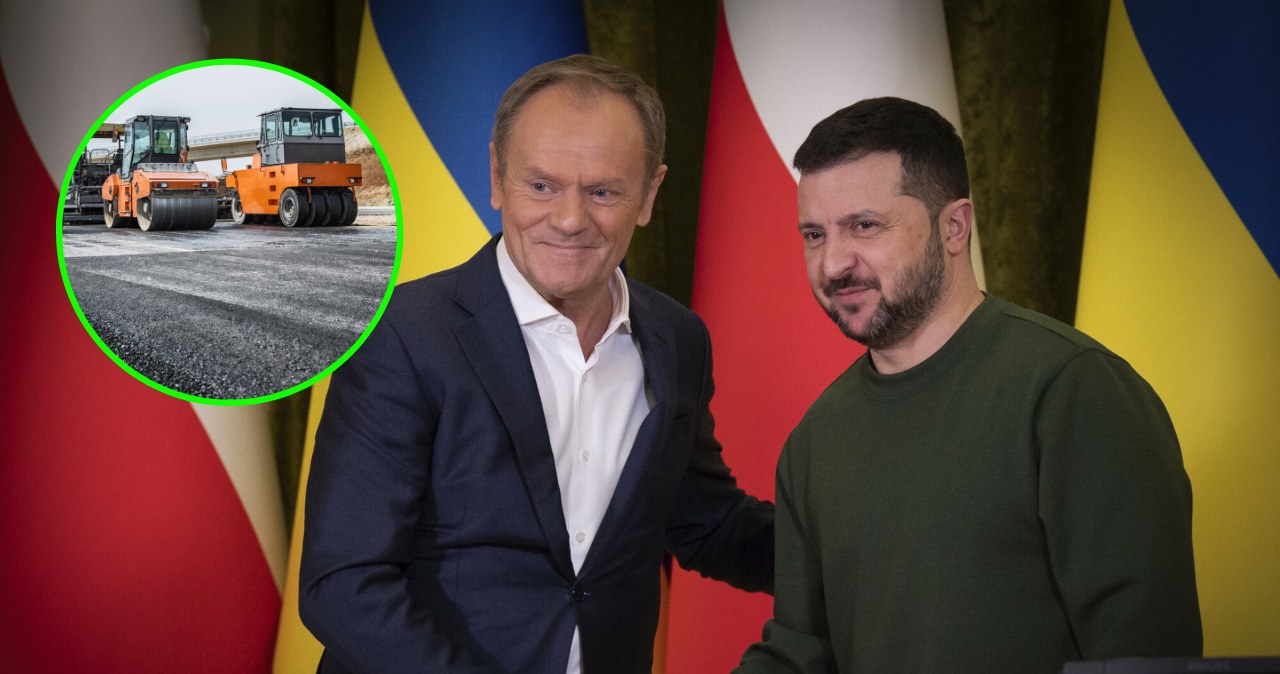 Donald Tusk zdradził, jakie propozycje dla Polski przygotował ukraiński rząd. Wśród nich jest m.in. wspólna budowa autostrady /Associated Press/East News; 123rf.com /
