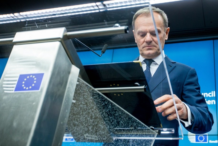 Donald Tusk /STEPHANIE LECOCQ  /PAP/EPA
