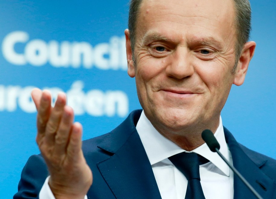 Donald Tusk /OLIVIER HOSLET /PAP/EPA