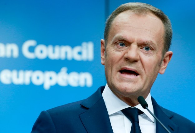 Donald Tusk /OLIVIER HOSLET /PAP/EPA