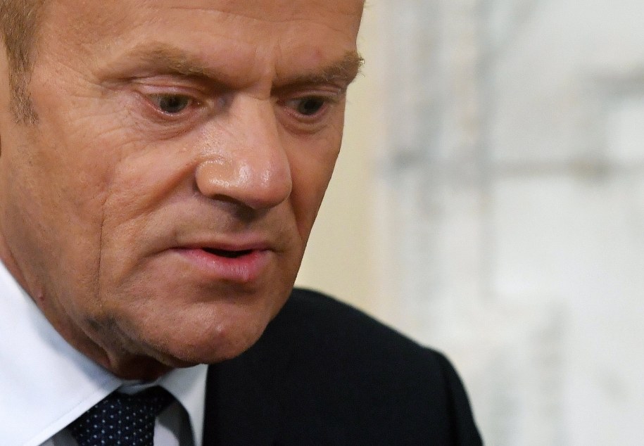 Donald Tusk /	ANDY RAIN / POOL /PAP/EPA