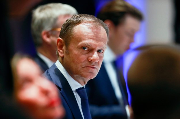 Donald Tusk /OLIVIER HOSLET / POOL /PAP/EPA