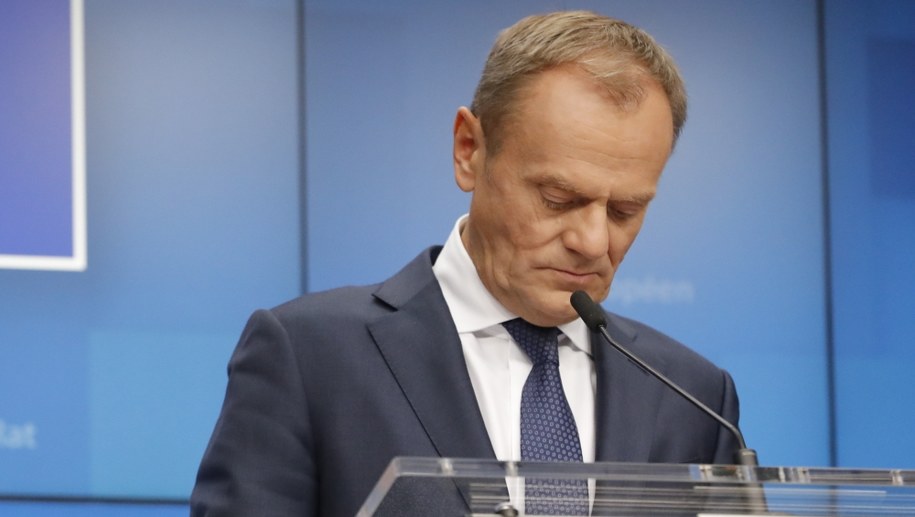 Donald Tusk /OLIVIER HOSLET /PAP/EPA