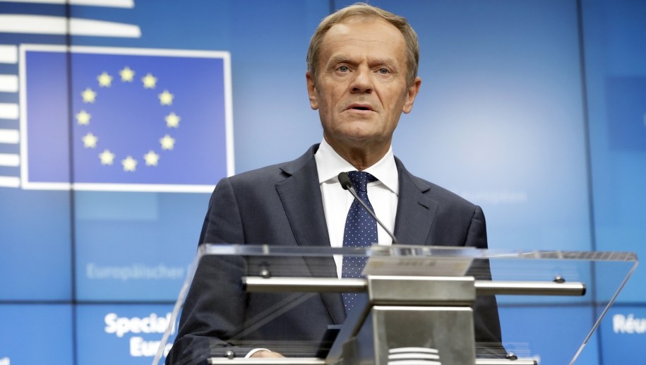 Donald Tusk /OLIVIER HOSLET /PAP/EPA