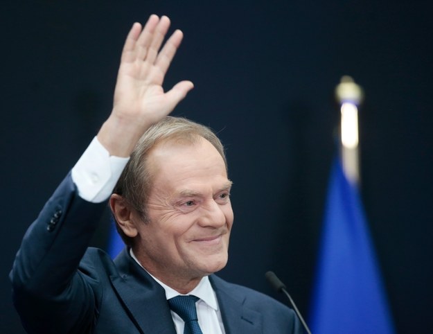 Donald Tusk /OLIVIER HOSLET /PAP/EPA