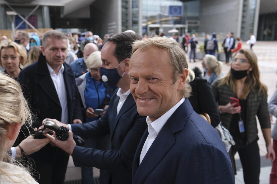 Donald Tusk /OLIVIER HOSLET /PAP/EPA