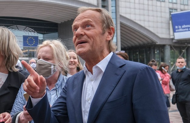 Donald Tusk /OLIVIER HOSLET /PAP/EPA