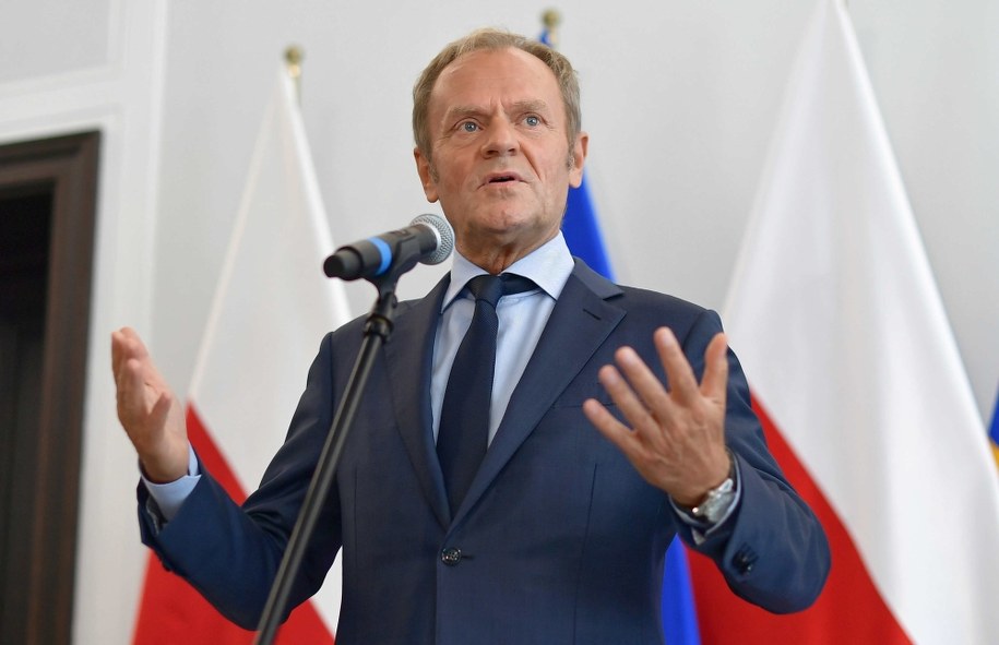 Donald Tusk / 	Marcin Obara  /PAP