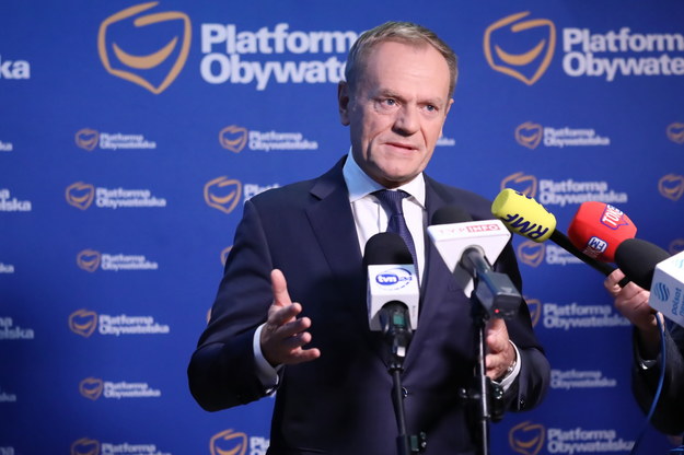 Donald Tusk /Tomasz Gzell /PAP