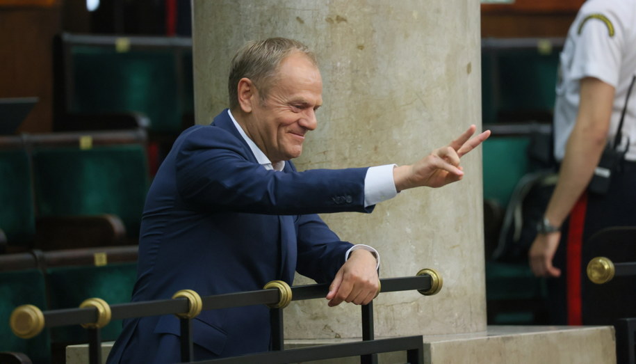 Donald Tusk /Leszek Szymański /PAP