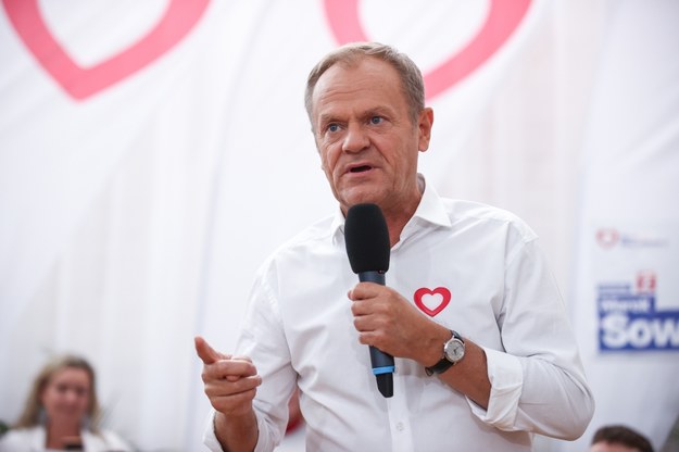 Donald Tusk /	Łukasz Gągulski /PAP