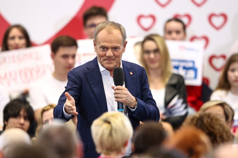 Donald Tusk /	Łukasz Gągulski /PAP