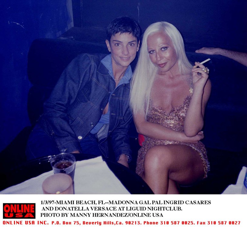 Donatella Versace, 1997 rok /Manny Hernandez / Contributor /Getty Images