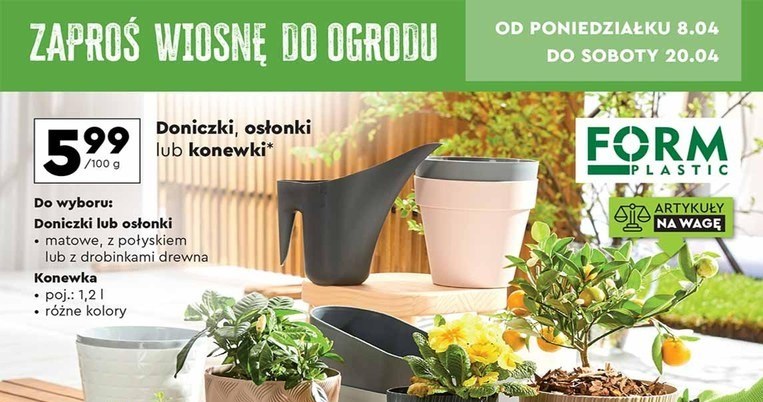 Doniczki i osłonki niezwykle tanio w Biedronce! /Biedronka /INTERIA.PL