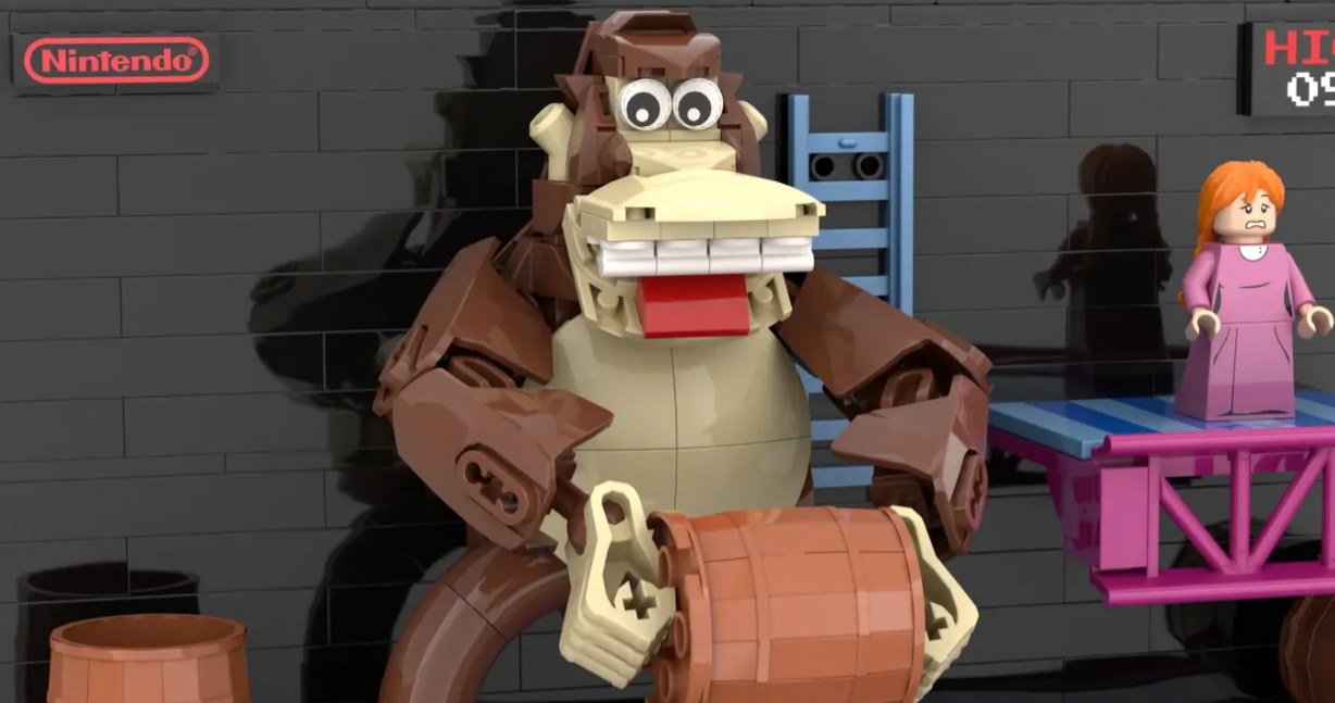 Donkey Kong z LEGO /materiały prasowe