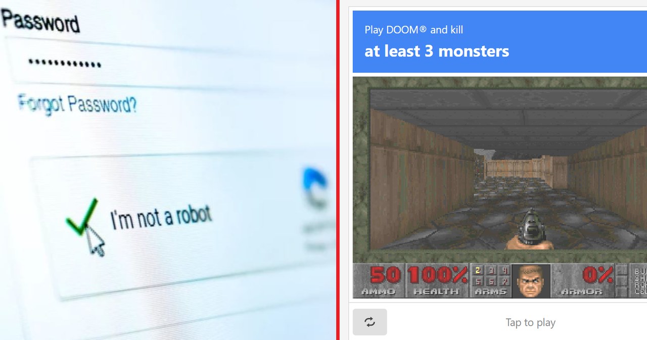 DOOM jako CAPTCHA? To jest możliwe! /INTERIA/materiały prasowe