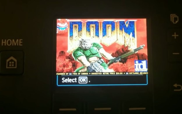Doom na drukarce Canona - fragment z prezentacji zamieszczonej w serwisie YouTube.com /materiały prasowe