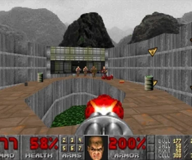 Doom odpalony na… kartonowym pudełku