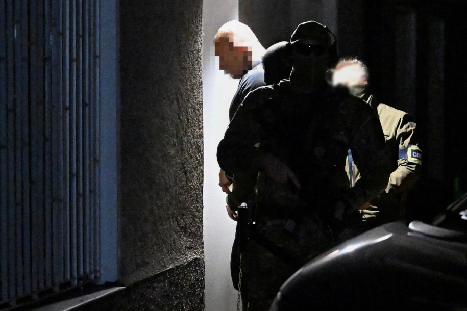 Doprowadzenie Patryka M. do prokuratury /Wojtek Jargiło /PAP