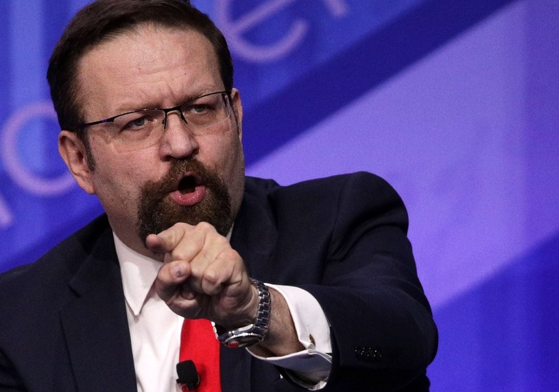 Doradca prezydenta USA Sebastian Gorka /AFP
