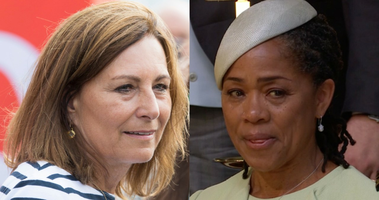 Doria Ragland i Carole Middleton /East News