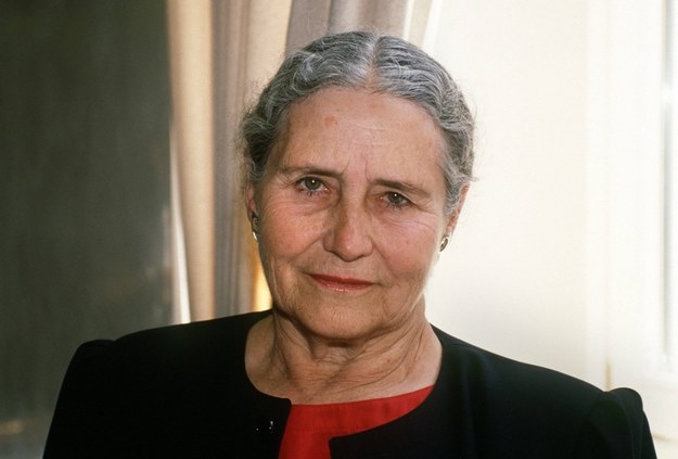 Doris Lessing / 	Erwin Elsner   /PAP