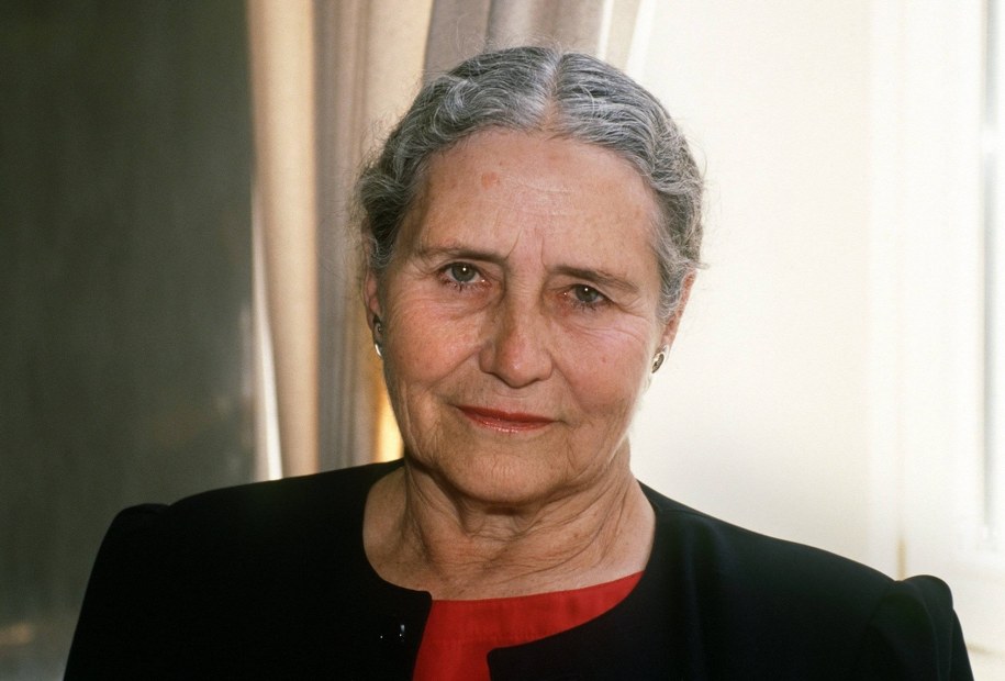 Doris Lessing / 	Erwin Elsner   /PAP
